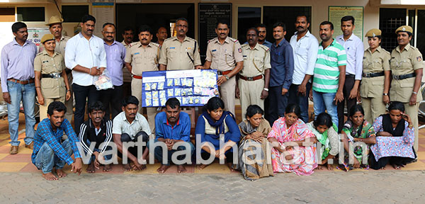 ಚಿನ್ನಾಭರಣ ಕಳವು: 10 ಮಂದಿ ಕಳ್ಳರ ಬಂಧನ